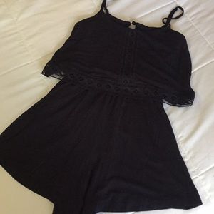 Black Topshop Romper